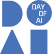 Logo graphic for MIT Day of AI event. This is a decorative image