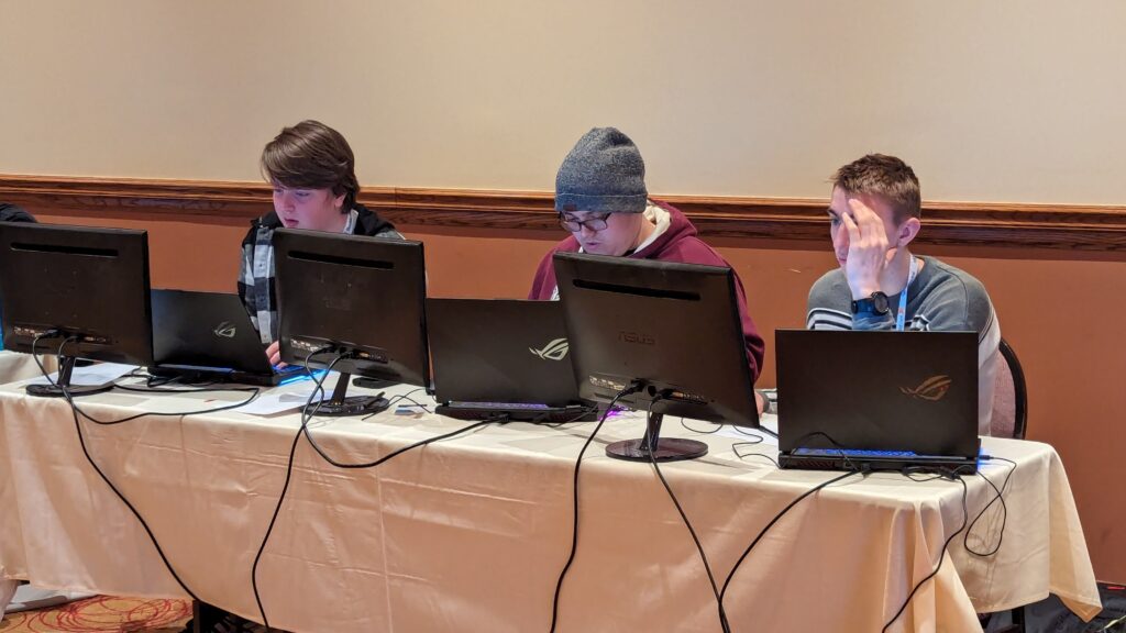 Cybersecurity Challenge participants