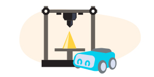 3D printer and Sphero Indi
