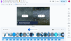 Google Vids screen with water cycle video.