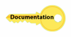 A key with the word - documentation