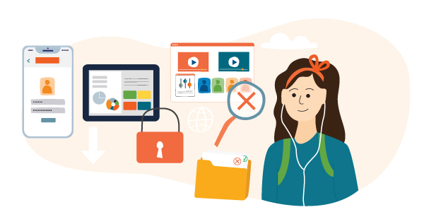 showing data and folders and deleting the data